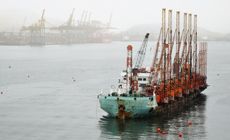 Área restrita à navegação está sinalizada com bóias